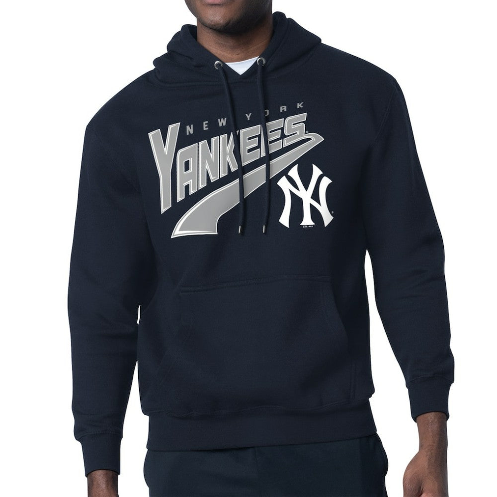 New York Yankees Starter Modern Tailsweep Fleece Tri-Blend Pullover Hoodie | MLB Online