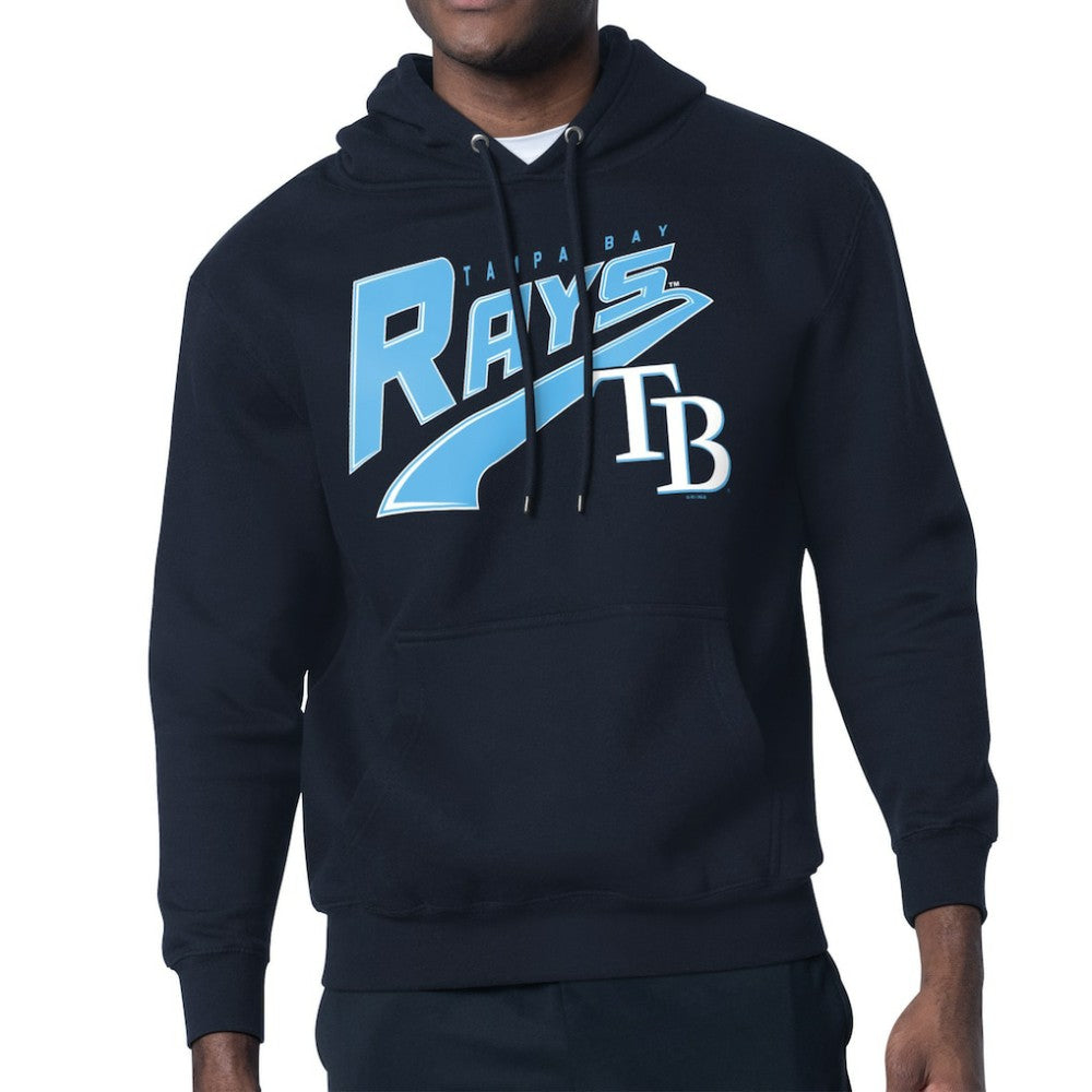 Tampa Bay Rays Starter Modern Tailsweep Fleece Tri-Blend Pullover Hoodie | MLB Sale