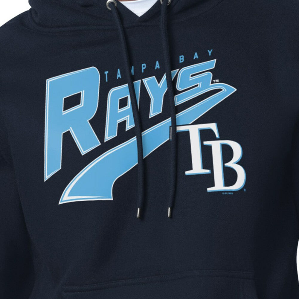 Tampa Bay Rays Starter Modern Tailsweep Fleece Tri-Blend Pullover Hoodie | MLB Sale
