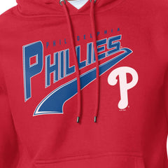 Philadelphia Phillies Starter Modern Tailsweep Fleece Tri-Blend Pullover Hoodie | MLB Shop