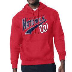 Washington Nationals Starter Modern Tailsweep Fleece Tri-Blend Pullover Hoodie | MLB New