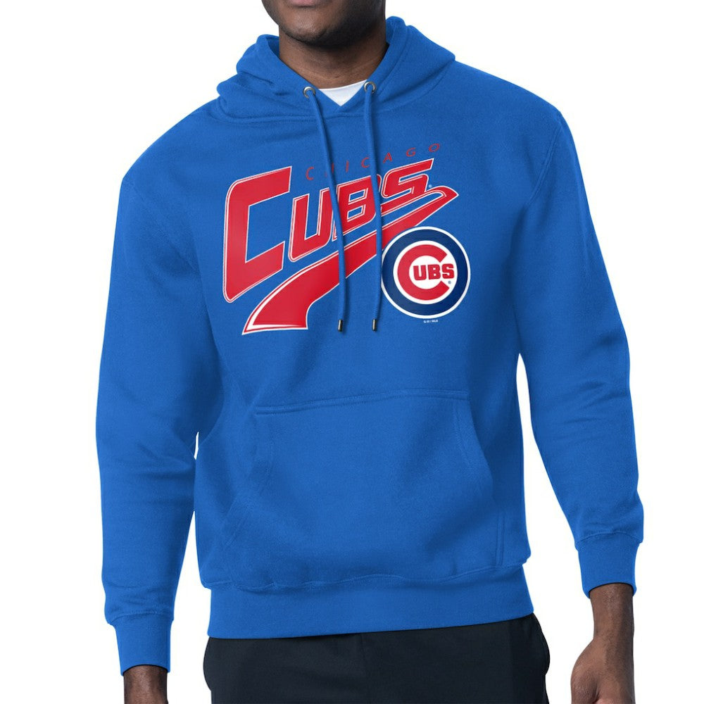 Chicago Cubs Starter Modern Tailsweep Fleece Tri-Blend Pullover Hoodie | MLB Outlet