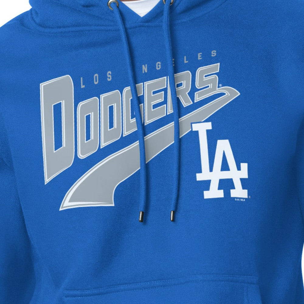 Los Angeles Dodgers Starter Modern Tailsweep Fleece Tri-Blend Pullover Hoodie | MLB US