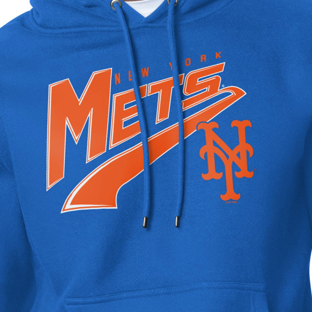 New York Mets Starter Modern Tailsweep Fleece Tri-Blend Pullover Hoodie | MLB US