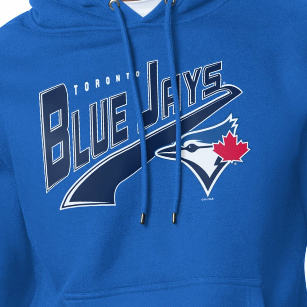 Toronto Blue Jays Starter Modern Tailsweep Fleece Tri-Blend Pullover Hoodie | MLB On Sale
