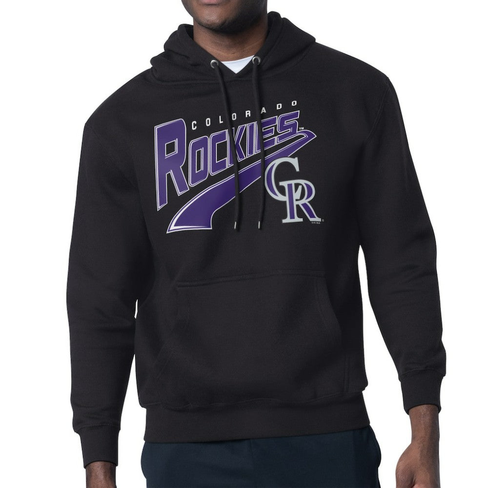 Colorado Rockies Starter Modern Tailsweep Fleece Tri-Blend Pullover Hoodie | MLB Discount