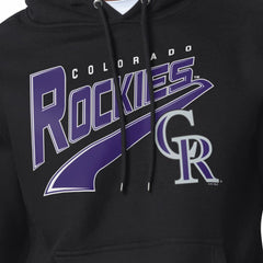 Colorado Rockies Starter Modern Tailsweep Fleece Tri-Blend Pullover Hoodie | MLB Discount