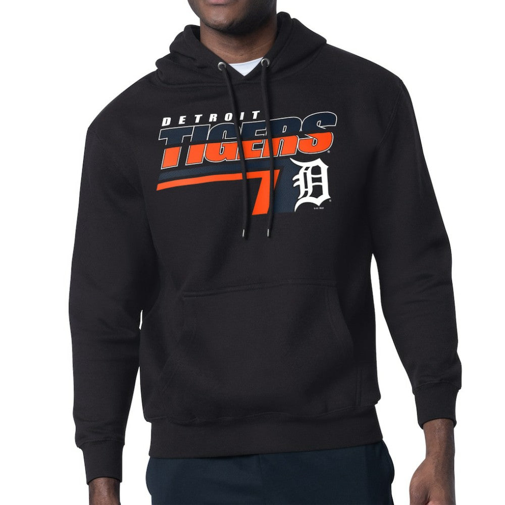 Detroit Tigers Starter Logo Push Graphic Hoodie | MLB New