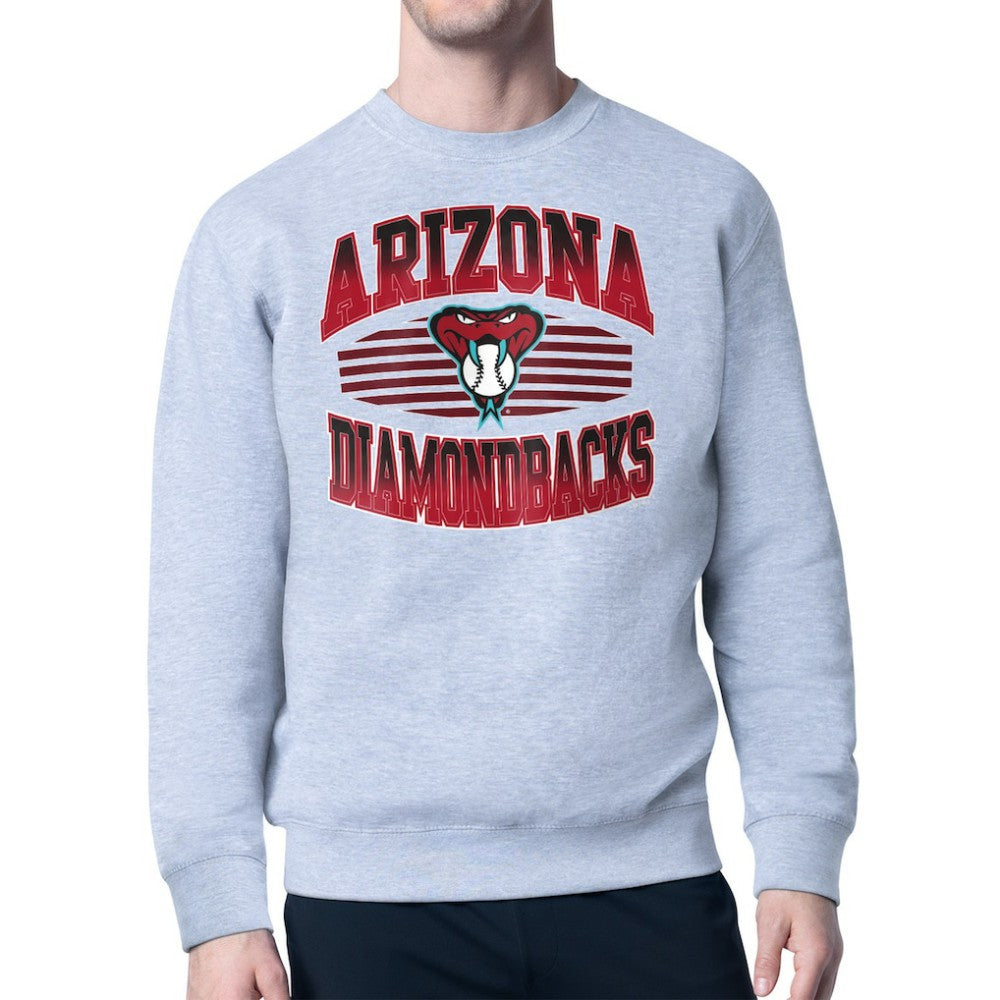Arizona Diamondbacks Starter Team Grit Graphic Fleece Pullover Sweatshirt | MLB New