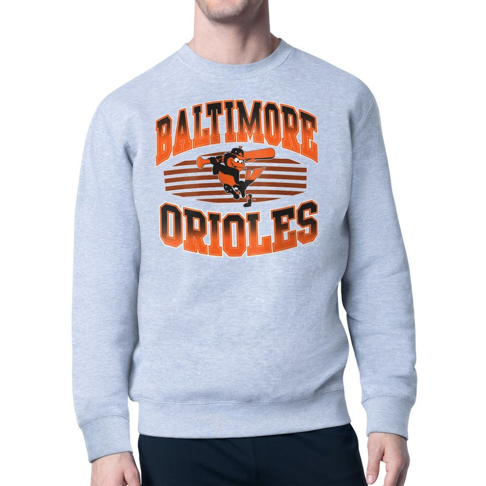 Baltimore Orioles Starter Team Grit Graphic Fleece Pullover Sweatshirt | MLB US