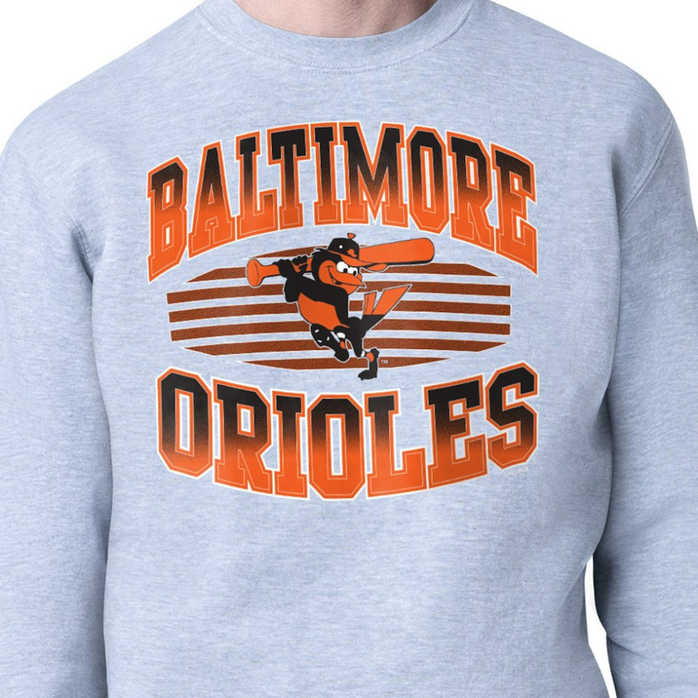Baltimore Orioles Starter Team Grit Graphic Fleece Pullover Sweatshirt | MLB US