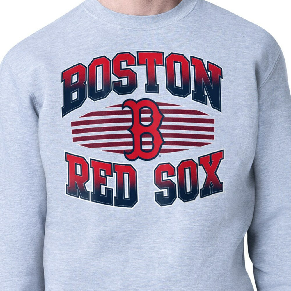 Boston Red Sox Starter Team Grit Graphic Fleece Pullover Sweatshirt | MLB Discount