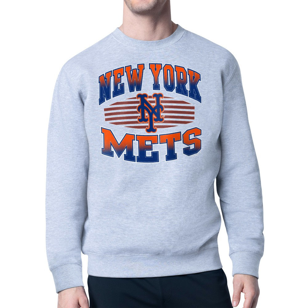 New York Mets Starter Team Grit Graphic Fleece Pullover Sweatshirt | MLB New