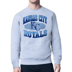 Kansas City Royals Starter Team Grit Graphic Fleece Pullover Sweatshirt | MLB New