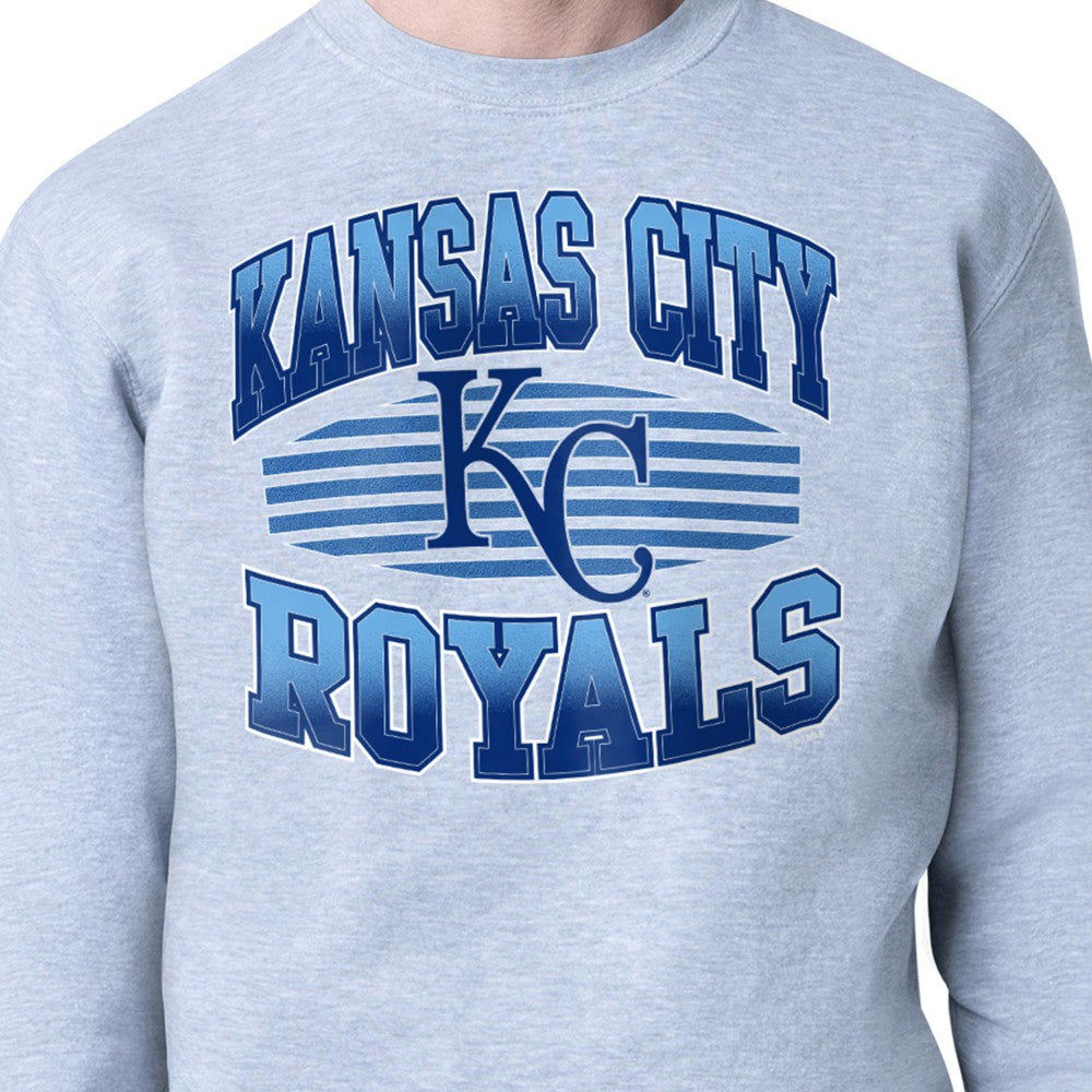 Kansas City Royals Starter Team Grit Graphic Fleece Pullover Sweatshirt | MLB New