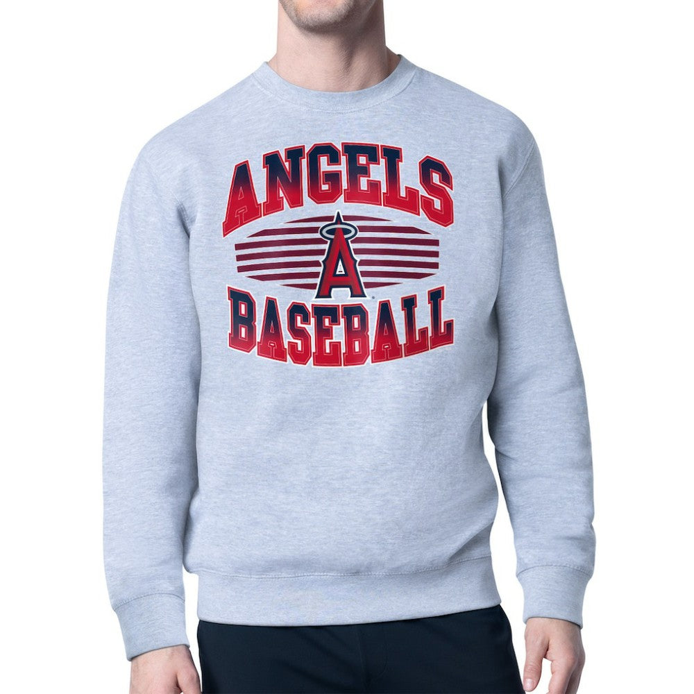 Los Angeles Angels Starter Team Grit Graphic Fleece Pullover Sweatshirt | MLB For sale