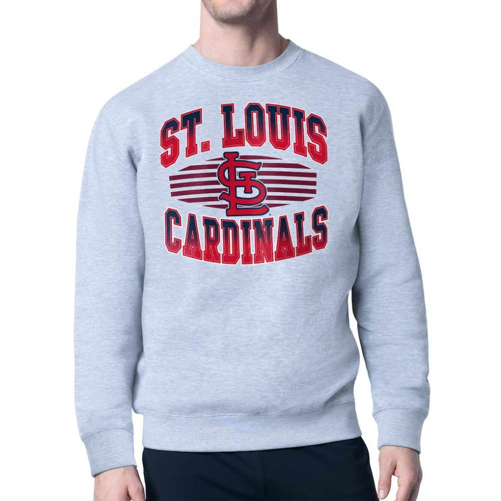 St. Louis Cardinals Starter Team Grit Graphic Fleece Pullover Sweatshirt | MLB Shop
