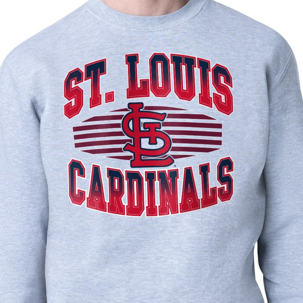 St. Louis Cardinals Starter Team Grit Graphic Fleece Pullover Sweatshirt | MLB Shop