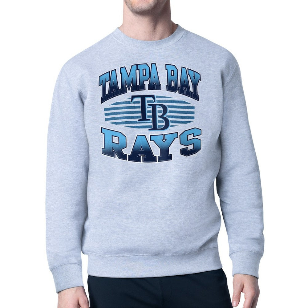 Tampa Bay Rays Starter Team Grit Graphic Fleece Pullover Sweatshirt | MLB Discount