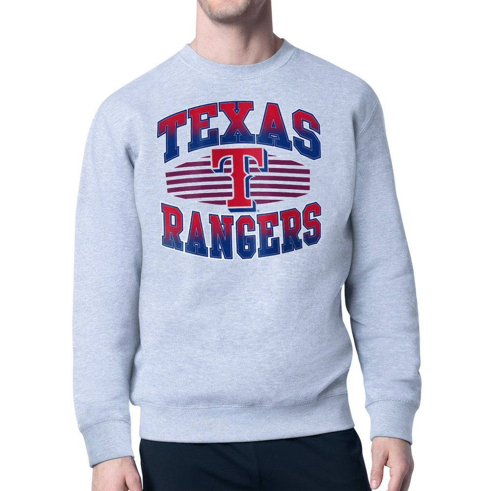 Texas Rangers Starter Team Grit Graphic Fleece Pullover Sweatshirt | MLB For sale