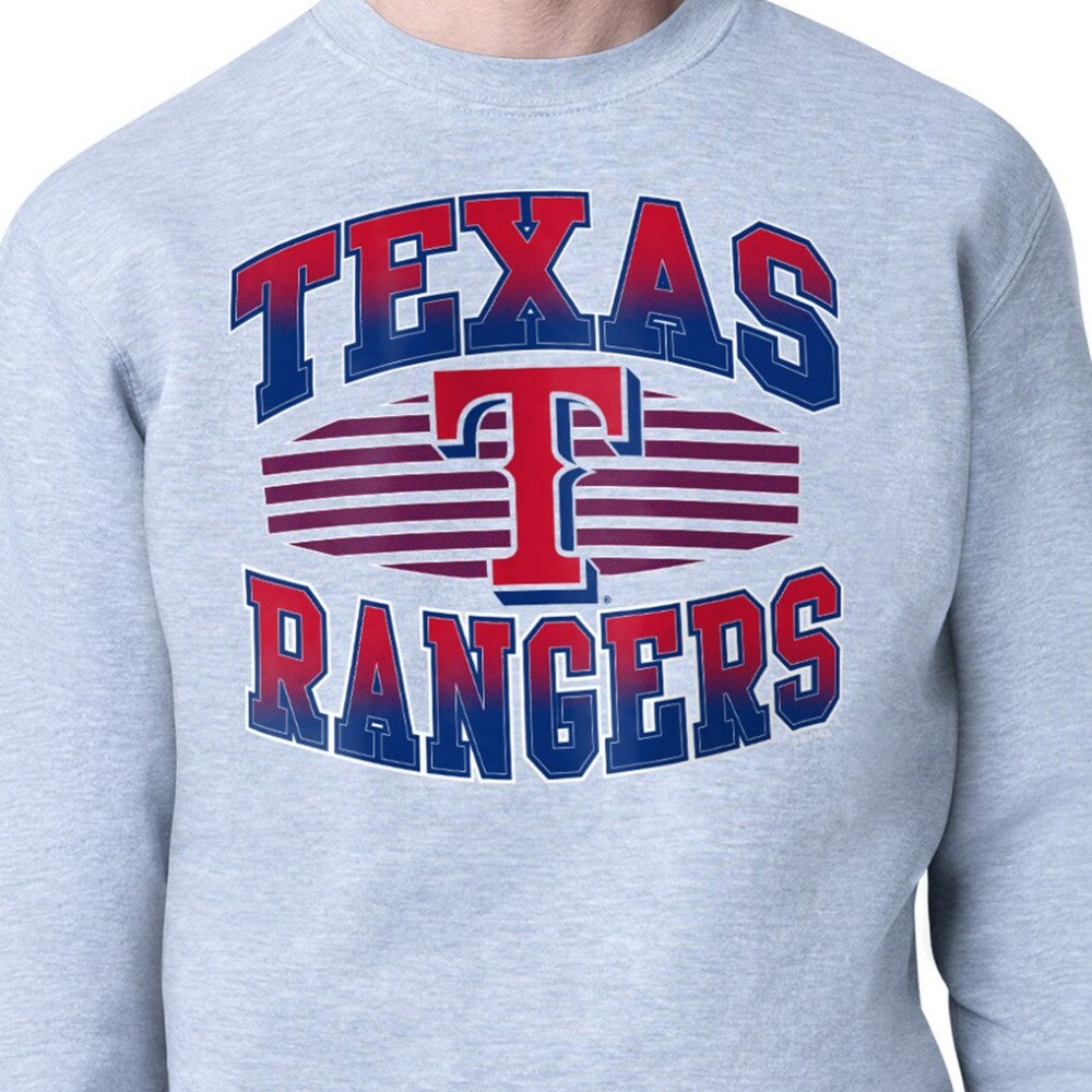 Texas Rangers Starter Team Grit Graphic Fleece Pullover Sweatshirt | MLB For sale