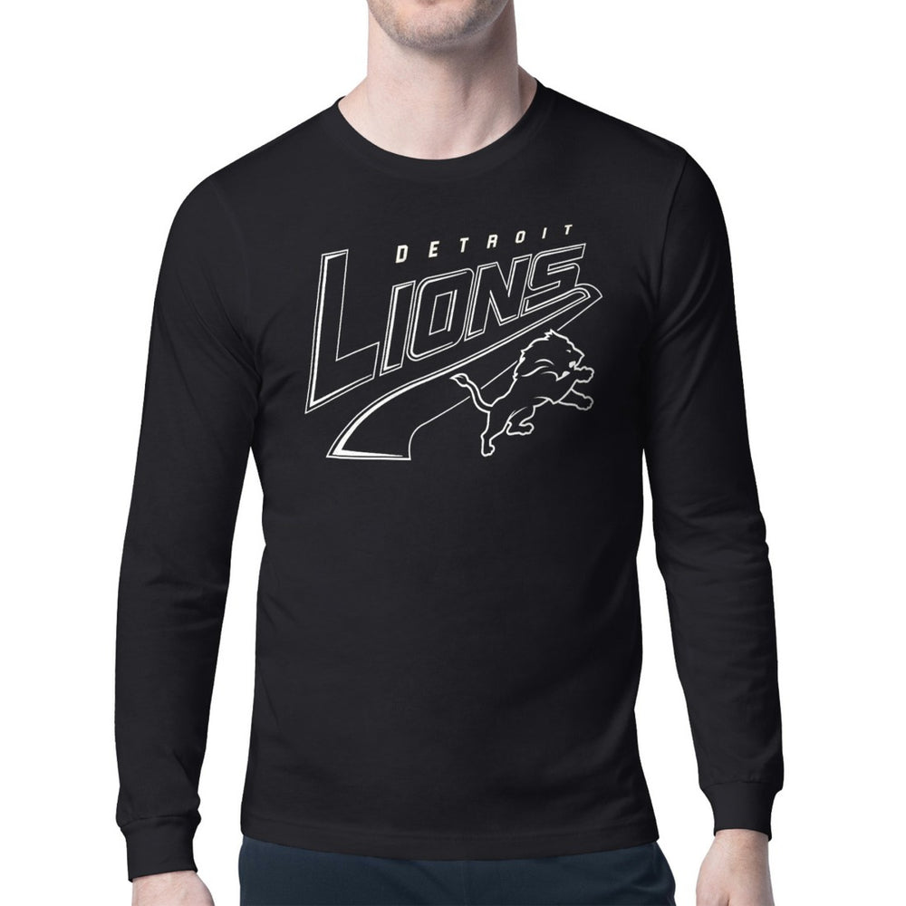 Detroit Lions  Starter Modern Tailsweep Graphic Long Sleeve T-Shirt