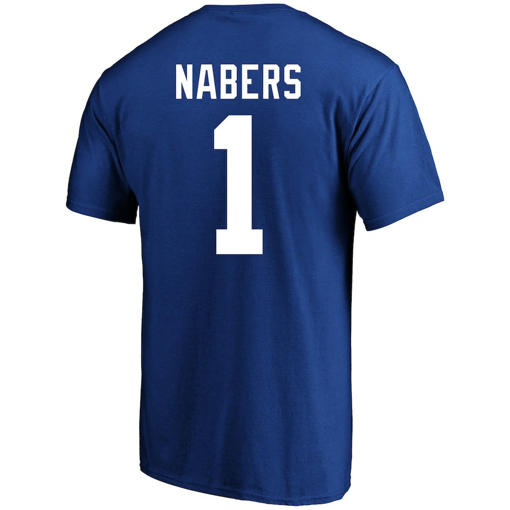 New York Giants Fanatics Malik Nabers  Big & Tall Player Name & Number T-Shirt