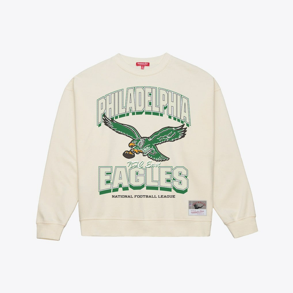 Philadelphia Eagles Mitchell & Ness Women's Tonal Arch Sweatshirt