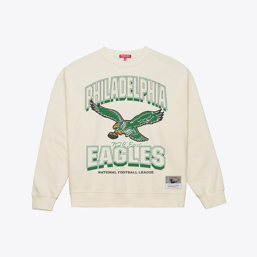 Philadelphia Eagles Mitchell & Ness Women's Tonal Arch Sweatshirt
