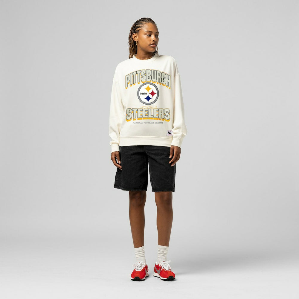 Pittsburgh Steelers Mitchell & Ness Women's Tonal Arch Sweatshirt