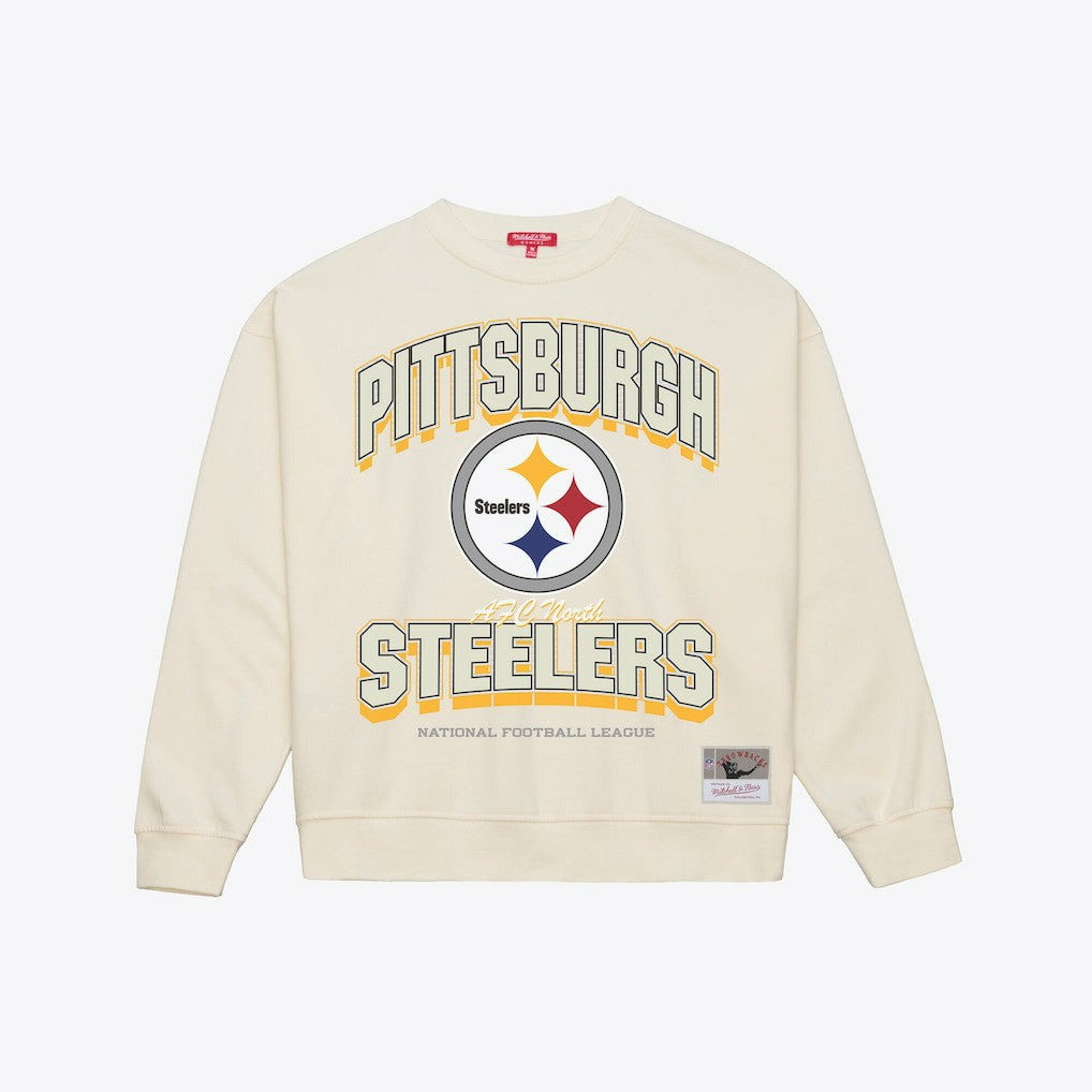 Pittsburgh Steelers Mitchell & Ness Women's Tonal Arch Sweatshirt