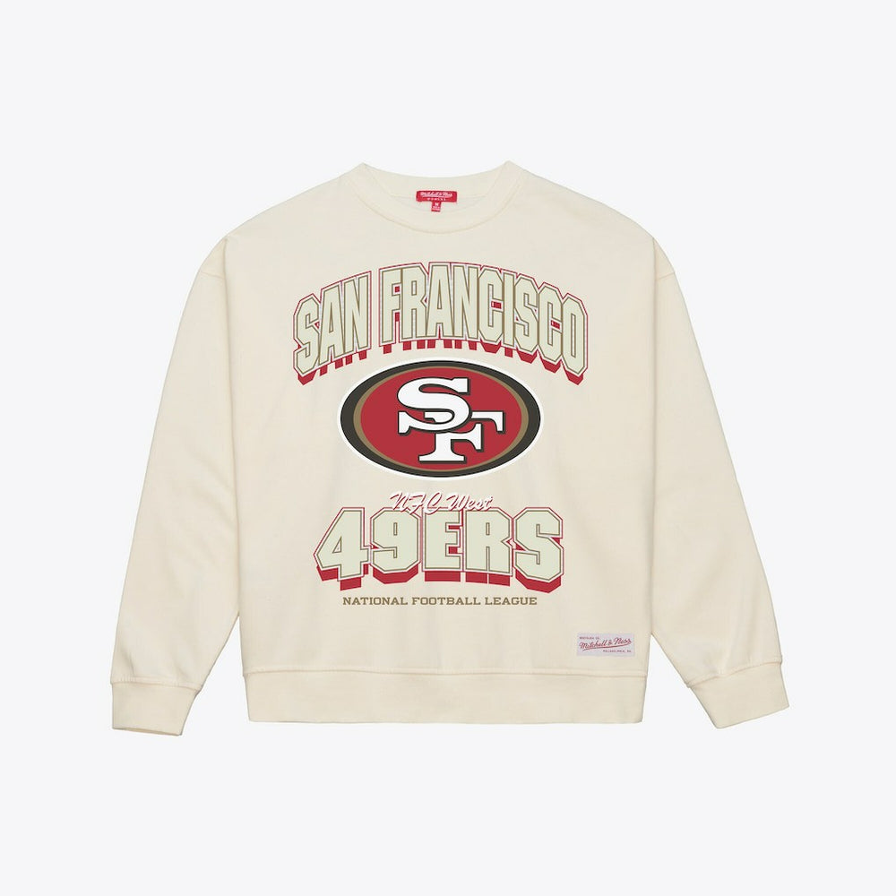 San Francisco 49ers Mitchell & Ness Women's Tonal Arch Sweatshirt
