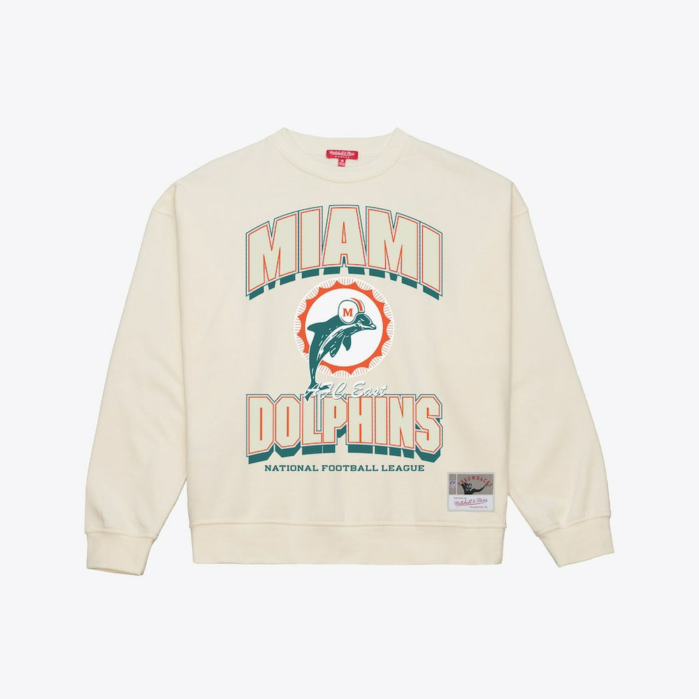 Miami Dolphins Mitchell & Ness Women's Tonal Arch Sweatshirt