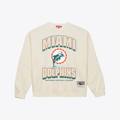 Miami Dolphins Mitchell & Ness Women's Tonal Arch Sweatshirt