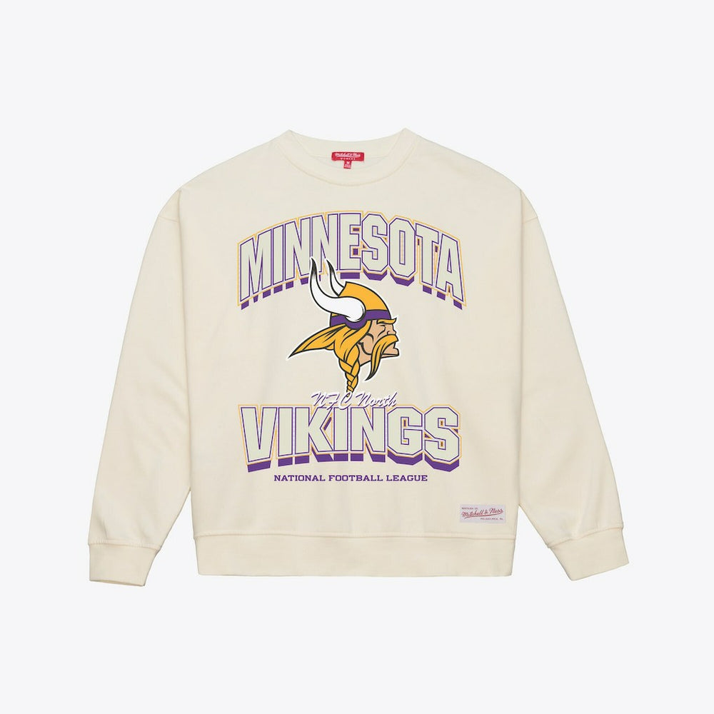 Minnesota Vikings Mitchell & Ness Women's Tonal Arch Sweatshirt