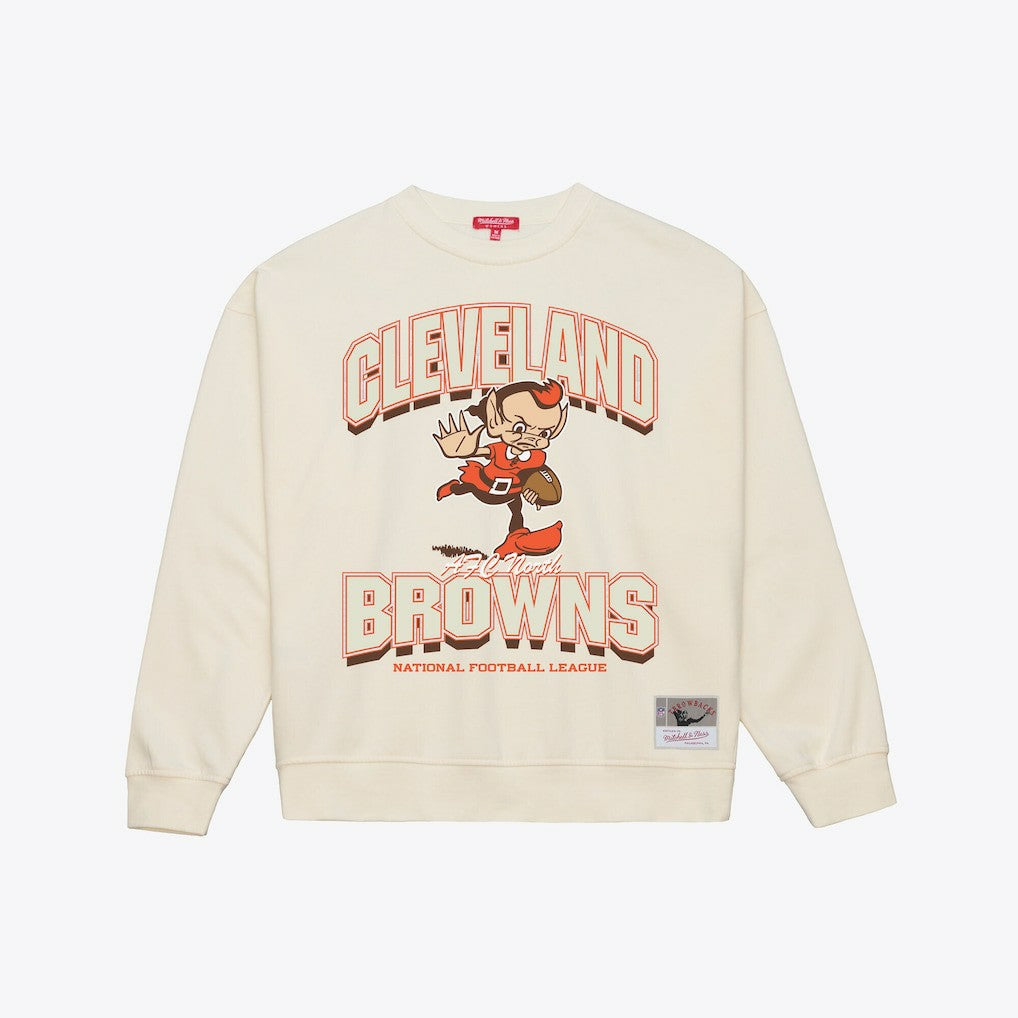 Cleveland Browns Mitchell & Ness Women's Tonal Arch Sweatshirt