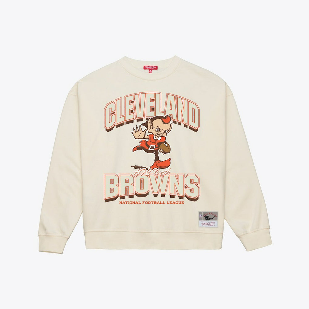 Cleveland Browns Mitchell & Ness Women's Tonal Arch Sweatshirt