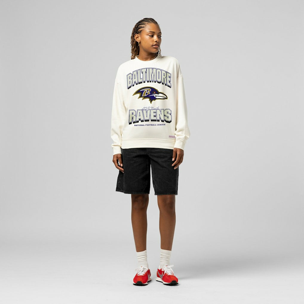 Baltimore Ravens Mitchell & Ness Women's Tonal Arch Sweatshirt