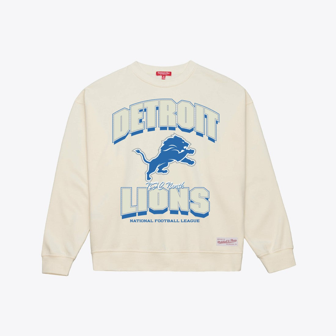 Detroit Lions Mitchell & Ness Women's Tonal Arch Sweatshirt