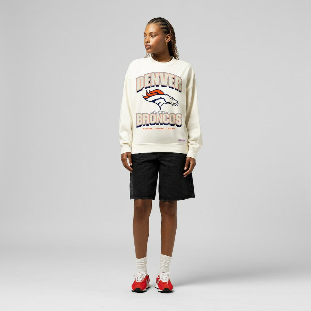 Denver Broncos Mitchell & Ness Women's Tonal Arch Sweatshirt