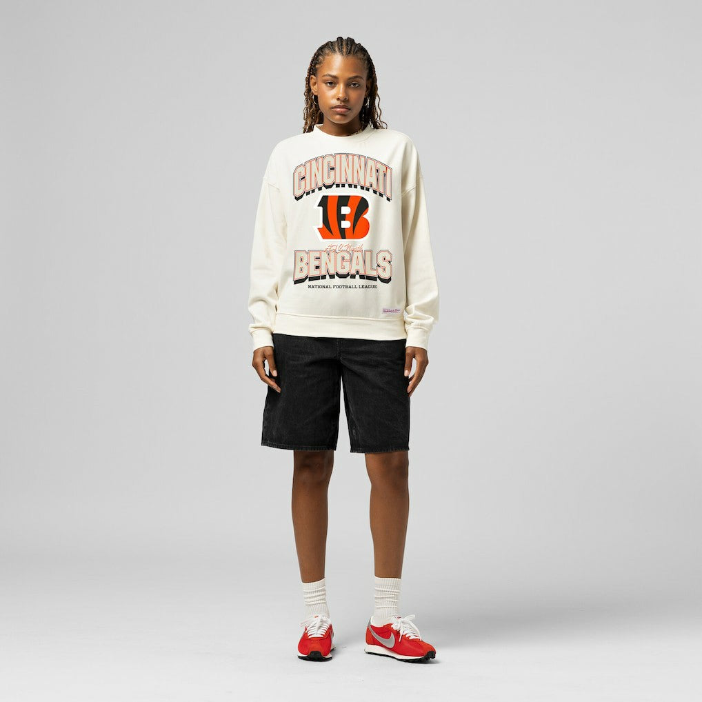 Cincinnati Bengals Mitchell & Ness Women's Tonal Arch Sweatshirt