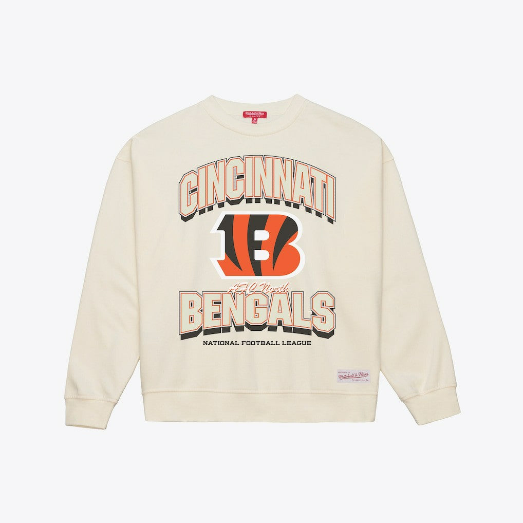 Cincinnati Bengals Mitchell & Ness Women's Tonal Arch Sweatshirt