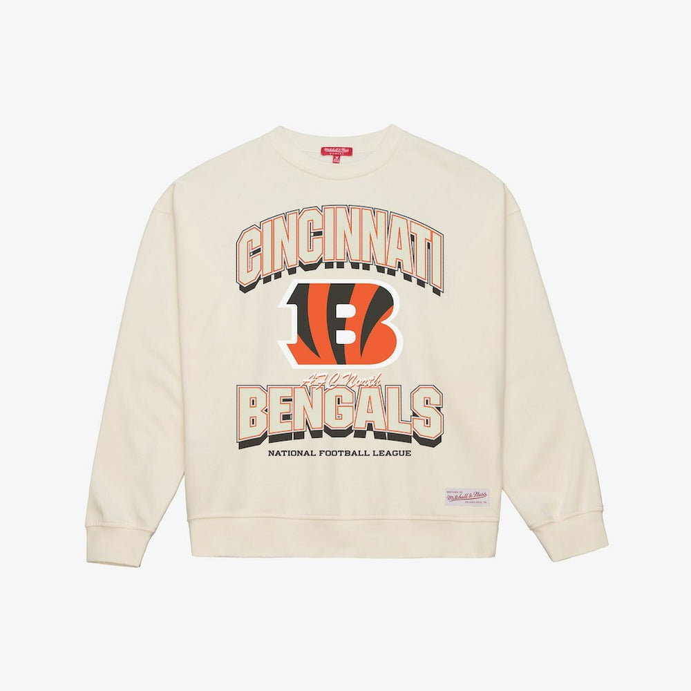 Cincinnati Bengals Mitchell & Ness Women's Tonal Arch Sweatshirt