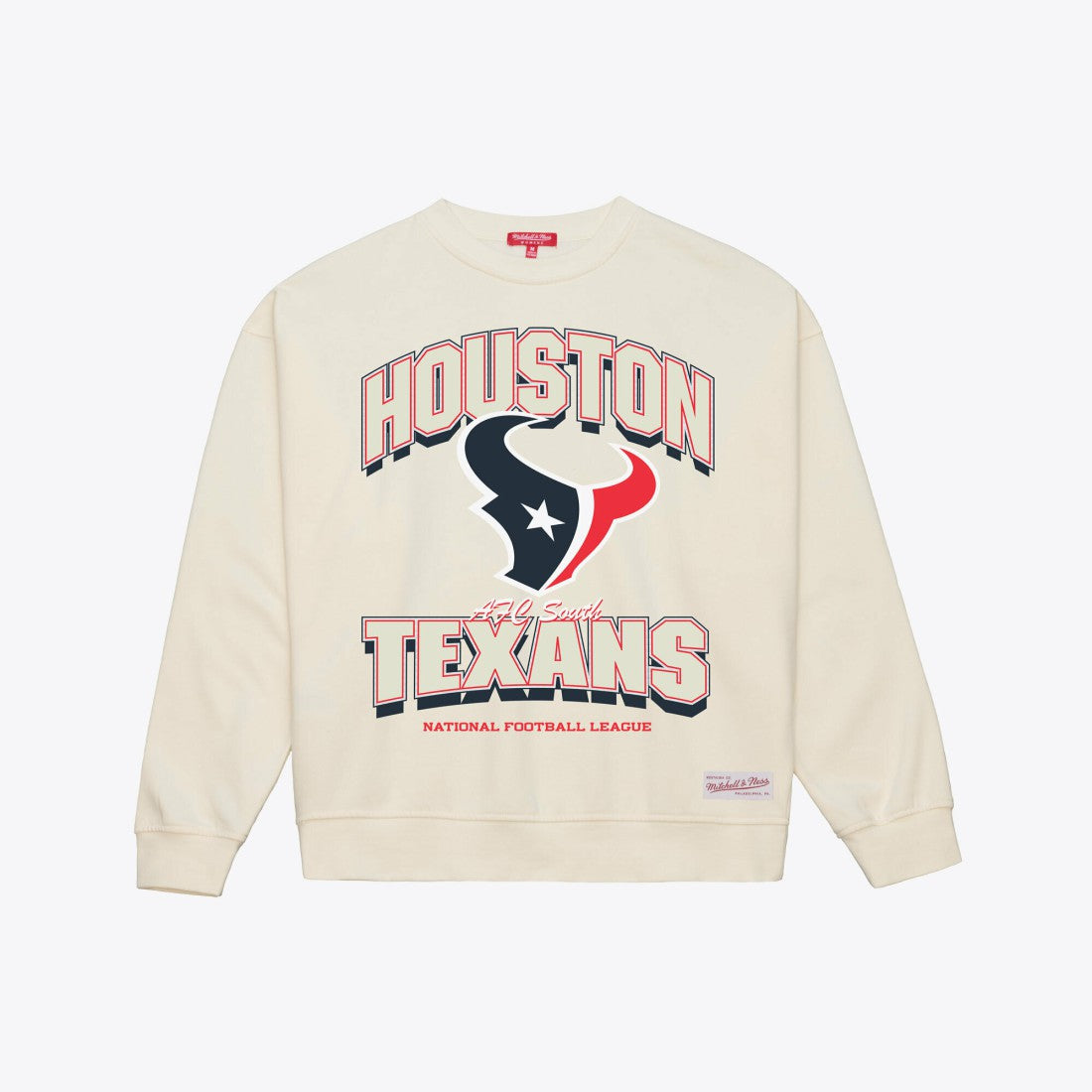 Houston Texans Mitchell & Ness Women's Tonal Arch Sweatshirt
