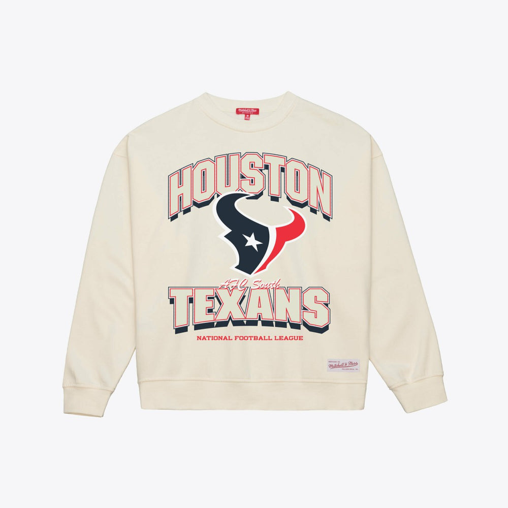 Houston Texans Mitchell & Ness Women's Tonal Arch Sweatshirt