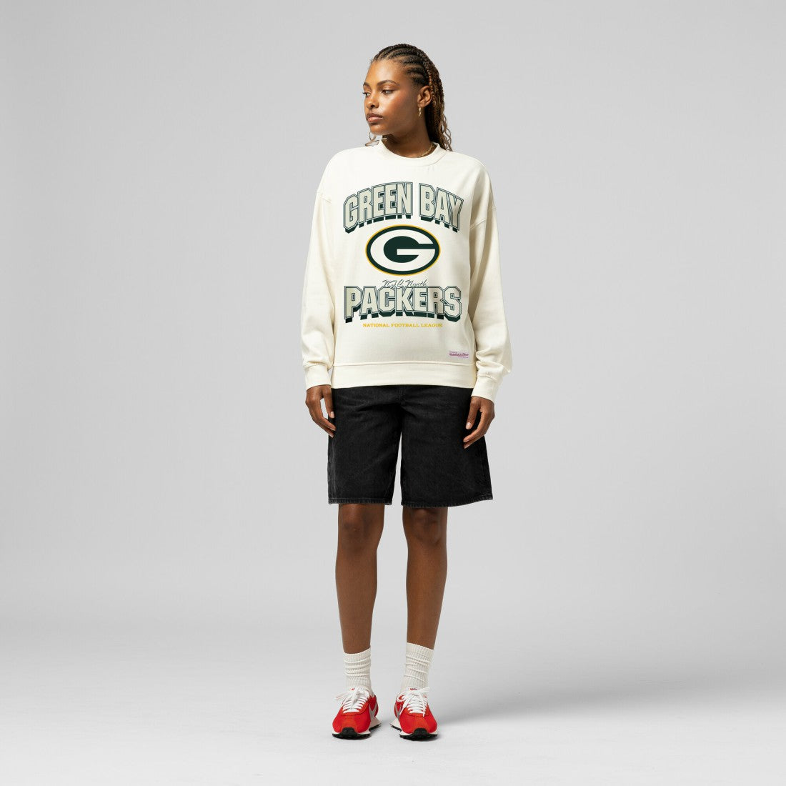 Green Bay Packers Mitchell & Ness Women's Tonal Arch Sweatshirt