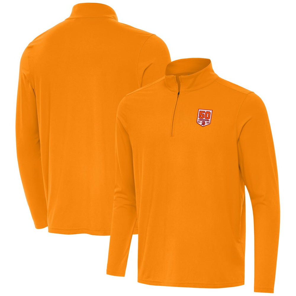 Tampa Bay Buccaneers  Antigua 50th Season Intent Quarter-Zip Sweatshirt