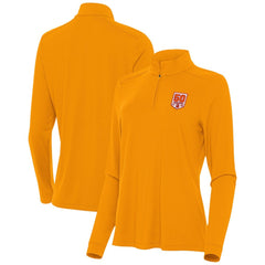 Tampa Bay Buccaneers  Antigua Women's 50th Season Intent Quarter-Zip Sweatshirt