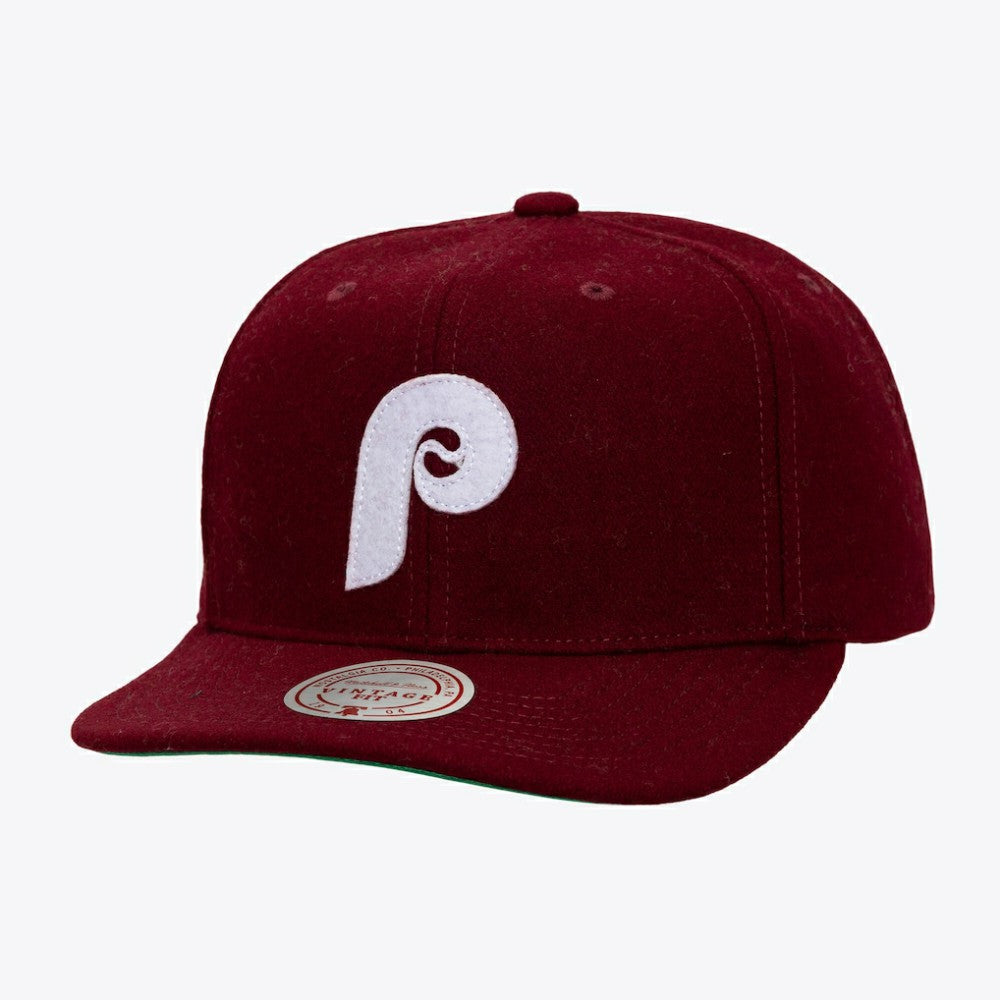 Philadelphia Phillies Vintage Fit Melton Wool Adjustable Hat | MLB US