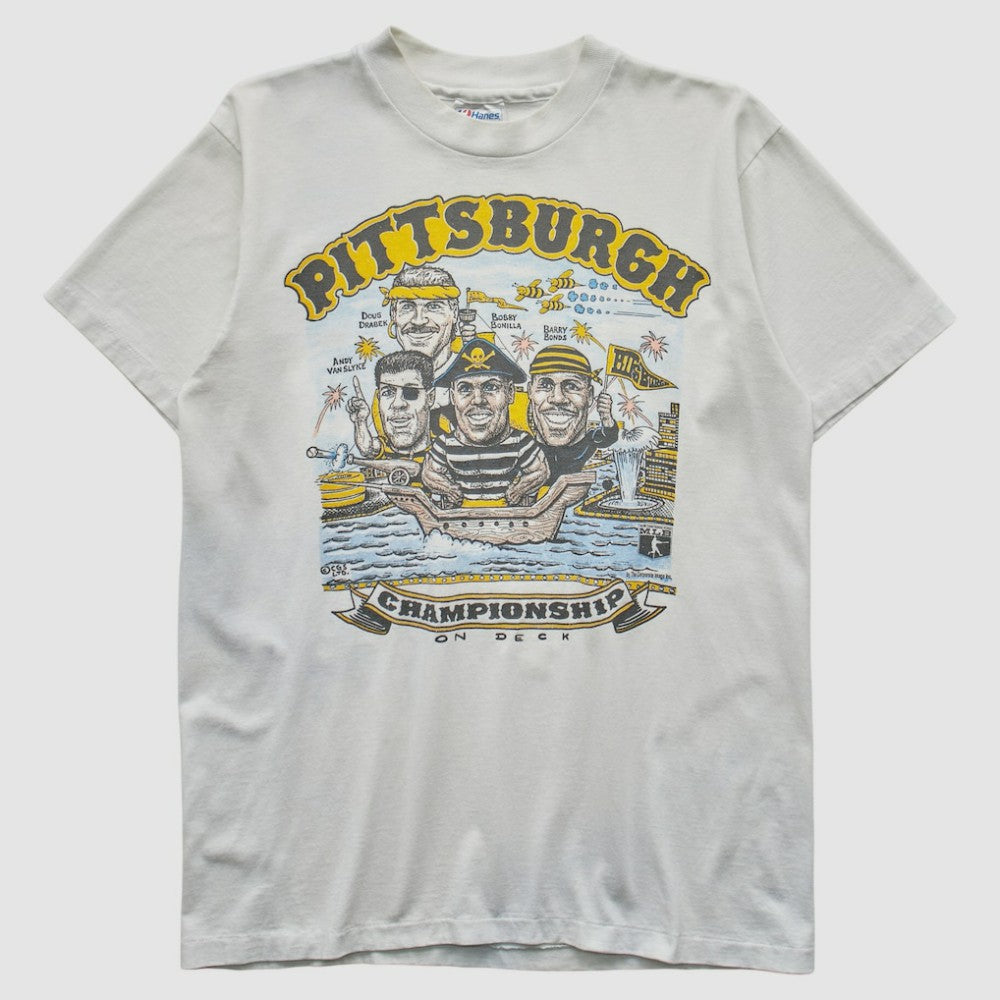 Pittsburgh Pirates Hanes 90s T-Shirt | MLB New
